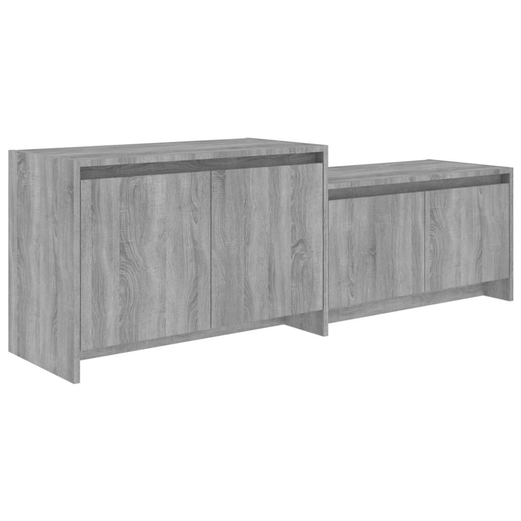 TV Cabinet Grey Sonoma 146.5x35x50 cm Engineered Wood 813027