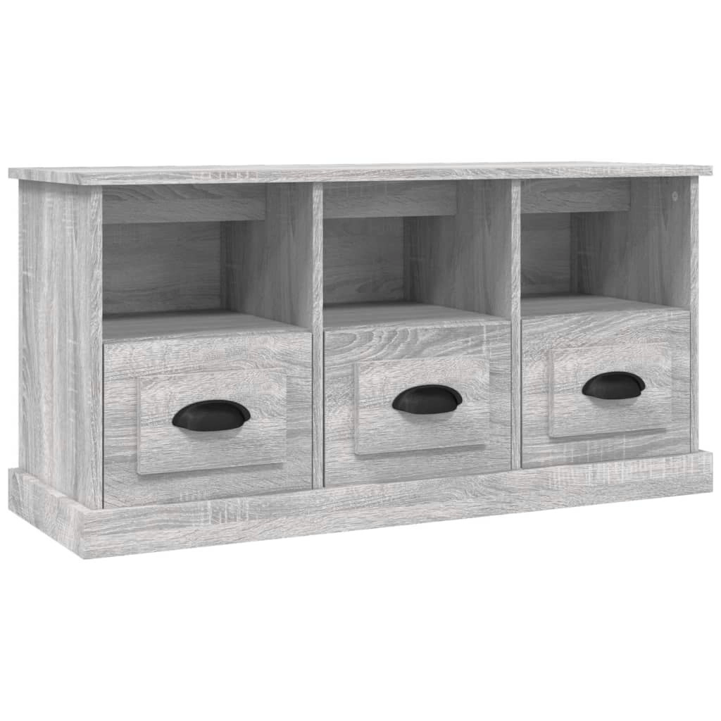 TV Cabinet Grey Sonoma 100x35x50 cm Engineered Wood 816294