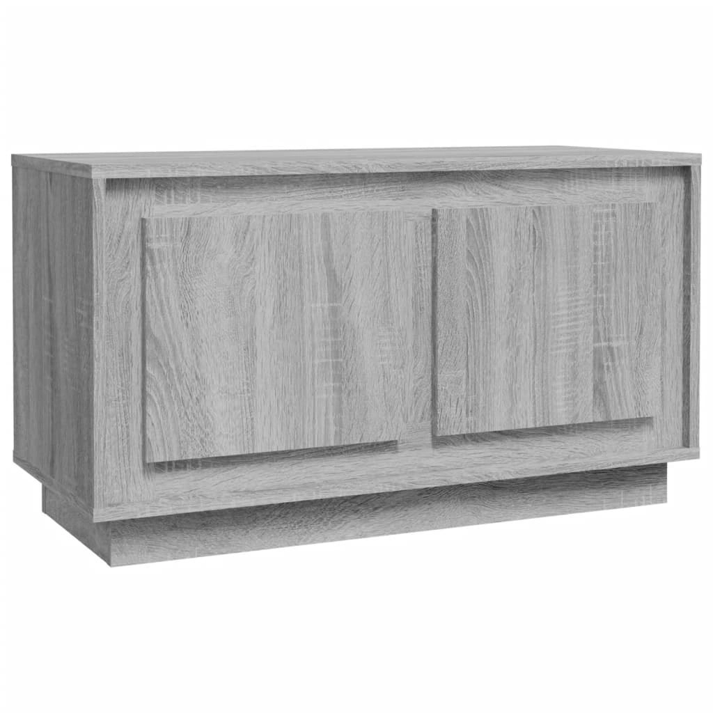 TV Cabinet Grey Sonoma 80x35x45 cm Engineered Wood 819858