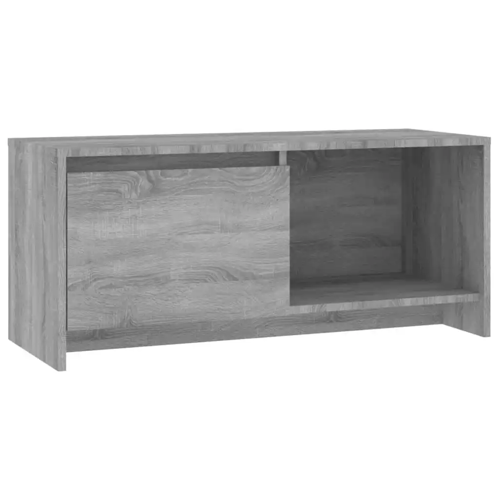 TV Cabinet Grey Sonoma 90x35x40 cm Engineered Wood 813018