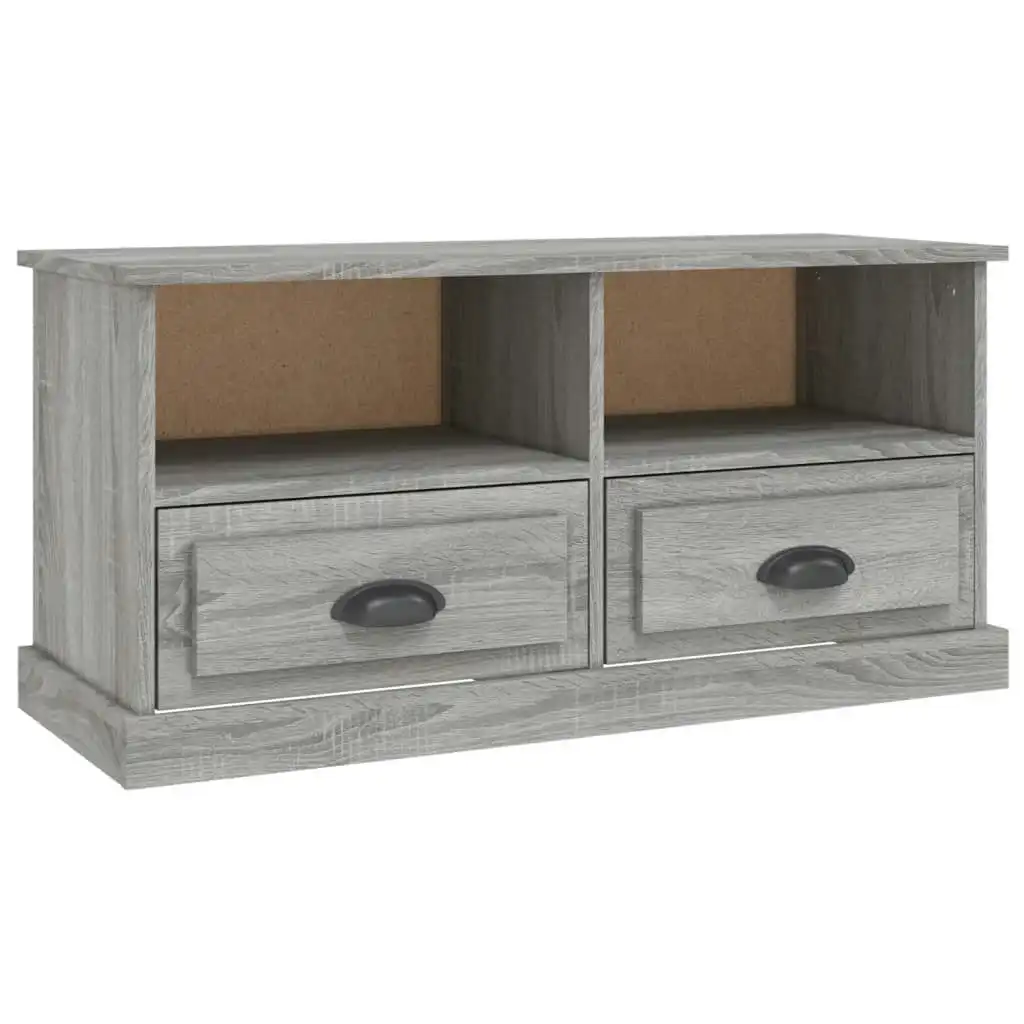 TV Cabinet Grey Sonoma 93x35.5x45 cm Engineered Wood 816470