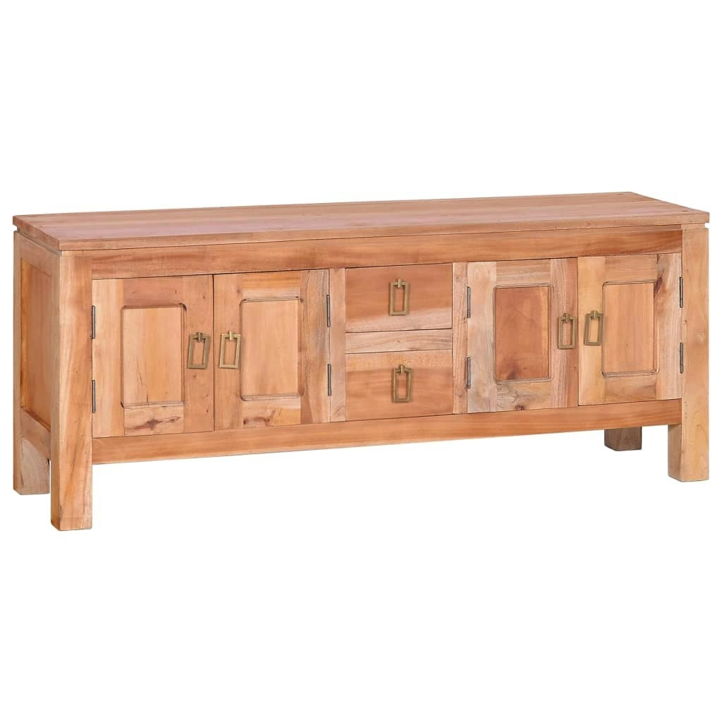 TV Cabinet 110x30x45 cm Solid Mahogany Wood 288821