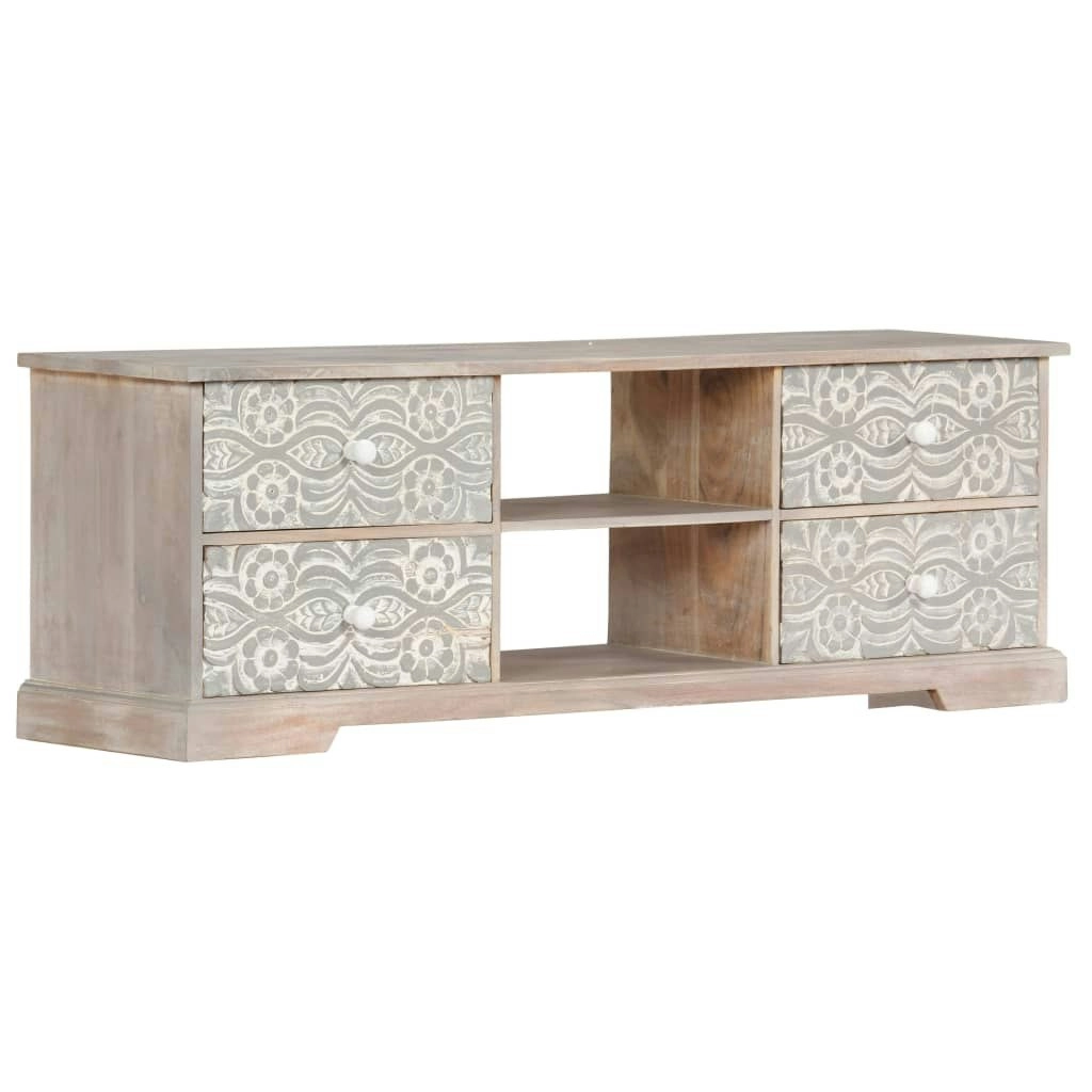 TV Cabinet 120x30x40 cm Solid Acacia Wood 247688