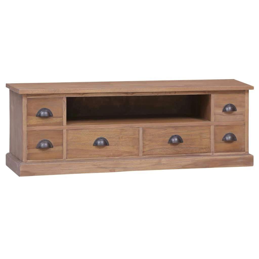 TV Cabinet 120x30x40 cm Solid Teak Wood 287736