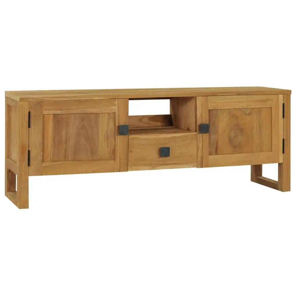 TV Cabinet 120x32x45 cm Solid Teak Wood 288845