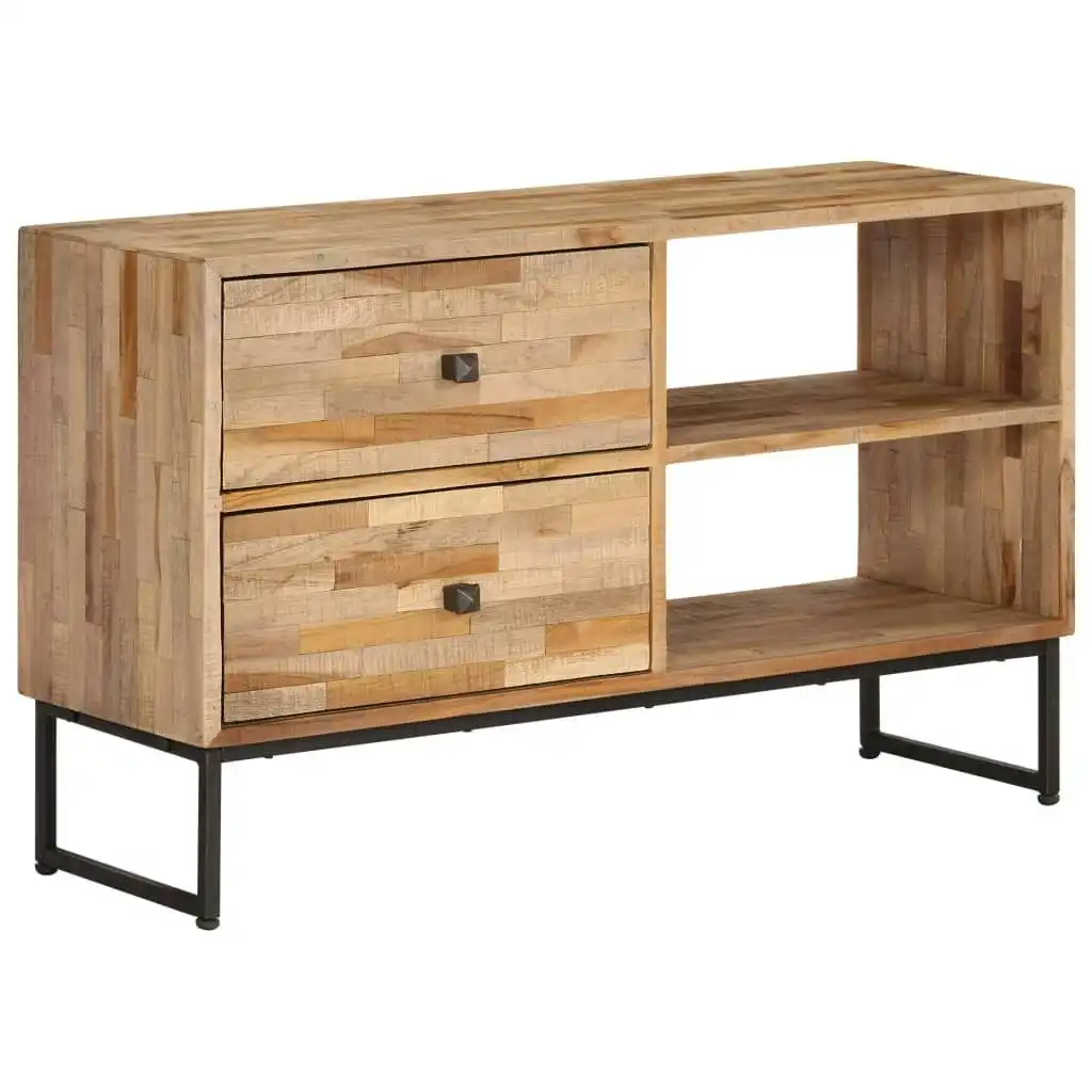 TV Cabinet Reclaimed Teak Wood 90x30x55 cm 246081