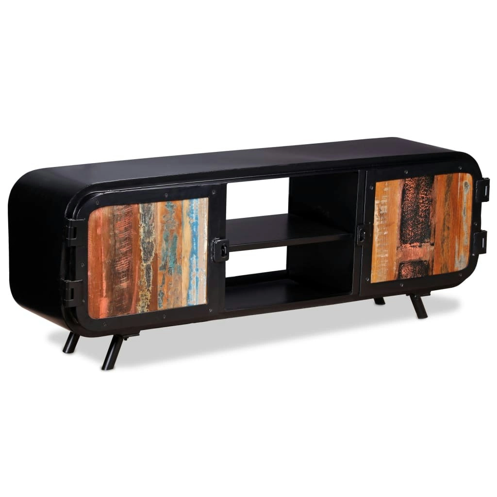 TV Cabinet Reclaimed Wood 120x30x45 cm 243981