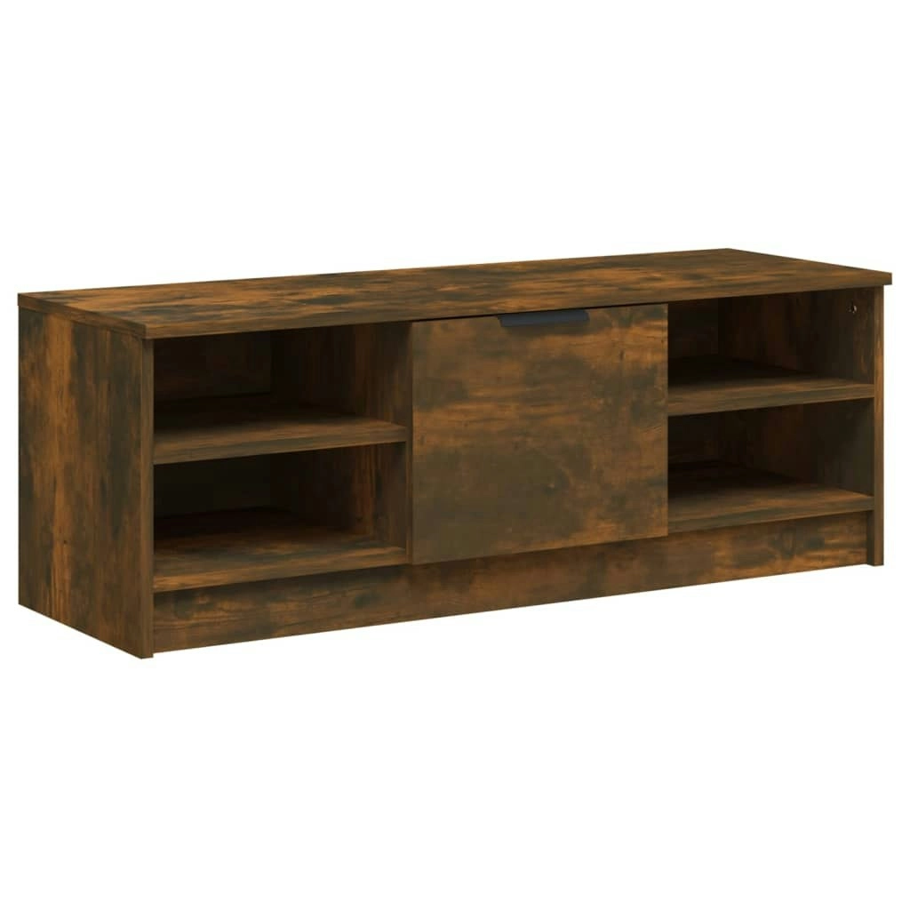 TV Cabinet Smoked Oak 102x35.5x36.5 cm Engineered Wood 817084