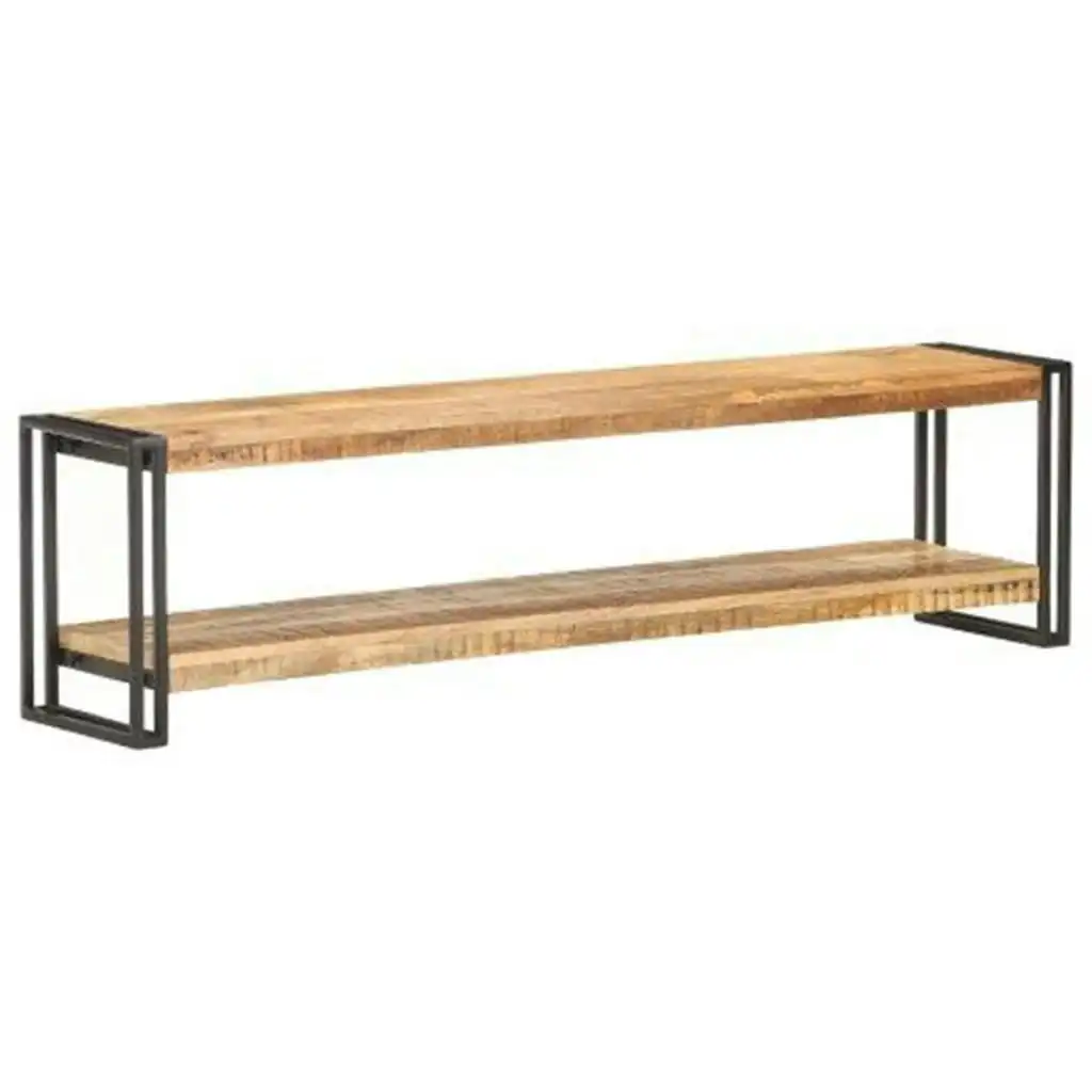 TV Cabinet 150x30x40 cm Rough Mango Wood 320791