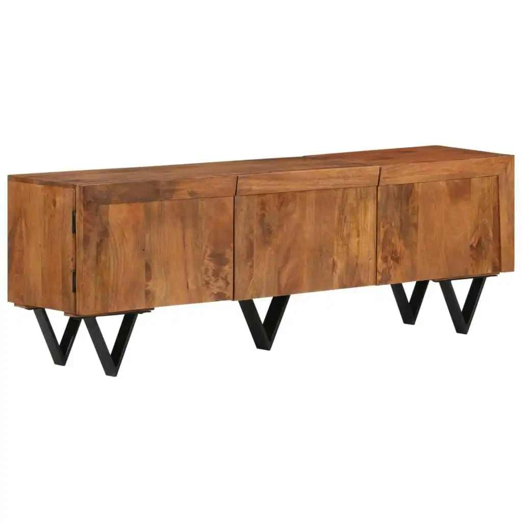 TV Cabinet 140x30x46 cm Solid Wood Mango 286566