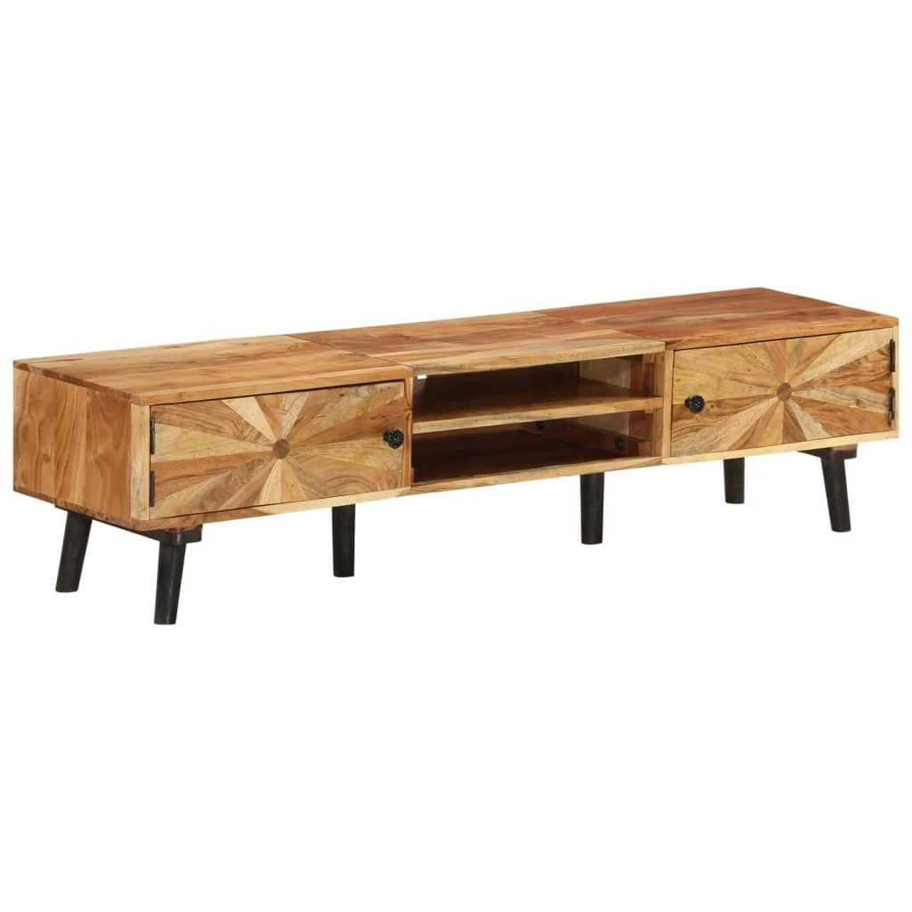 TV Cabinet 145x35x35 cm Solid Wood Acacia 338421