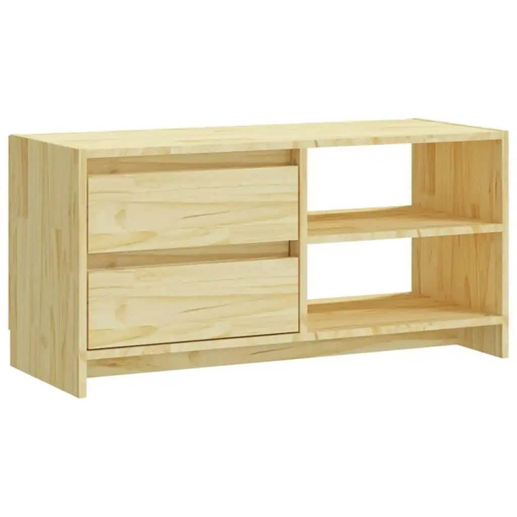 TV Cabinet 80x31x39 cm Solid Pinewood 809894