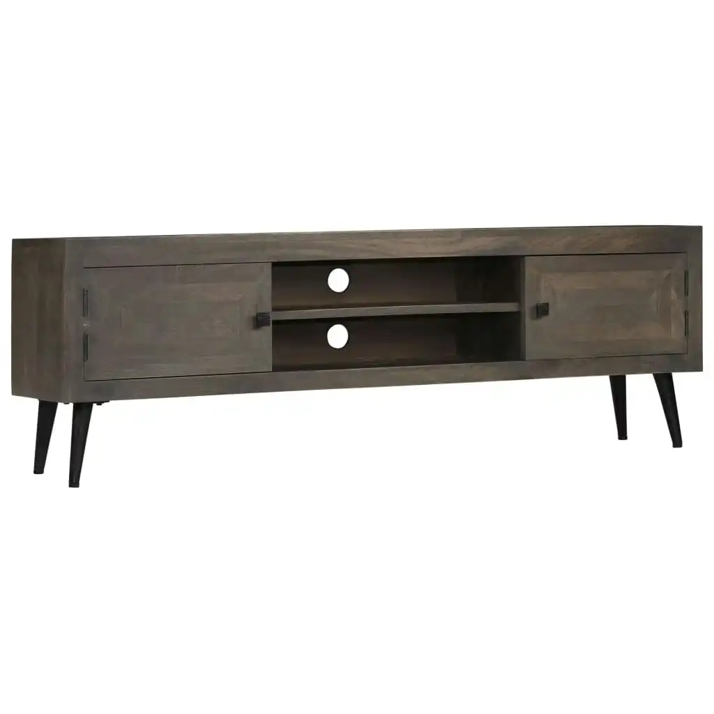 TV Cabinet Solid Mango Wood 140x30x45 cm 245910