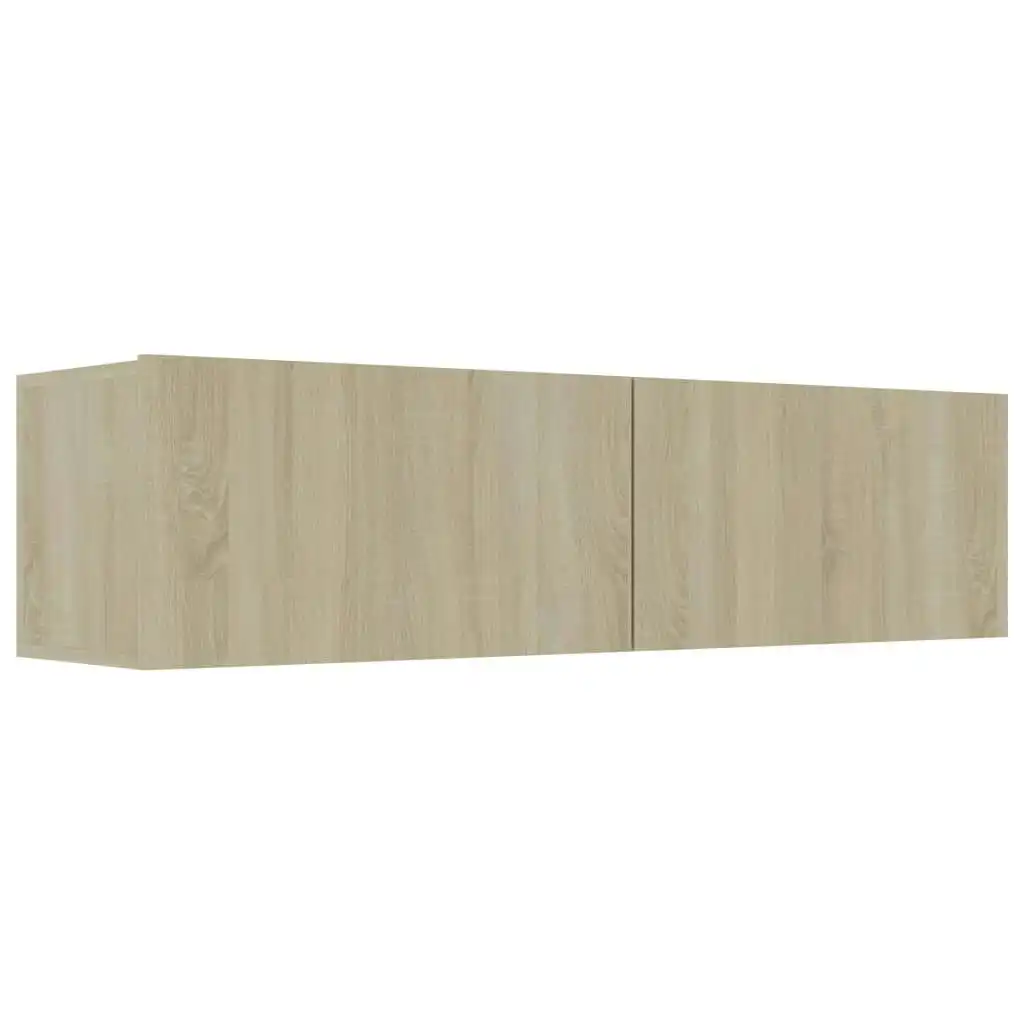 TV Cabinet Sonoma Oak 120x30x30 cm Engineered Wood 801493