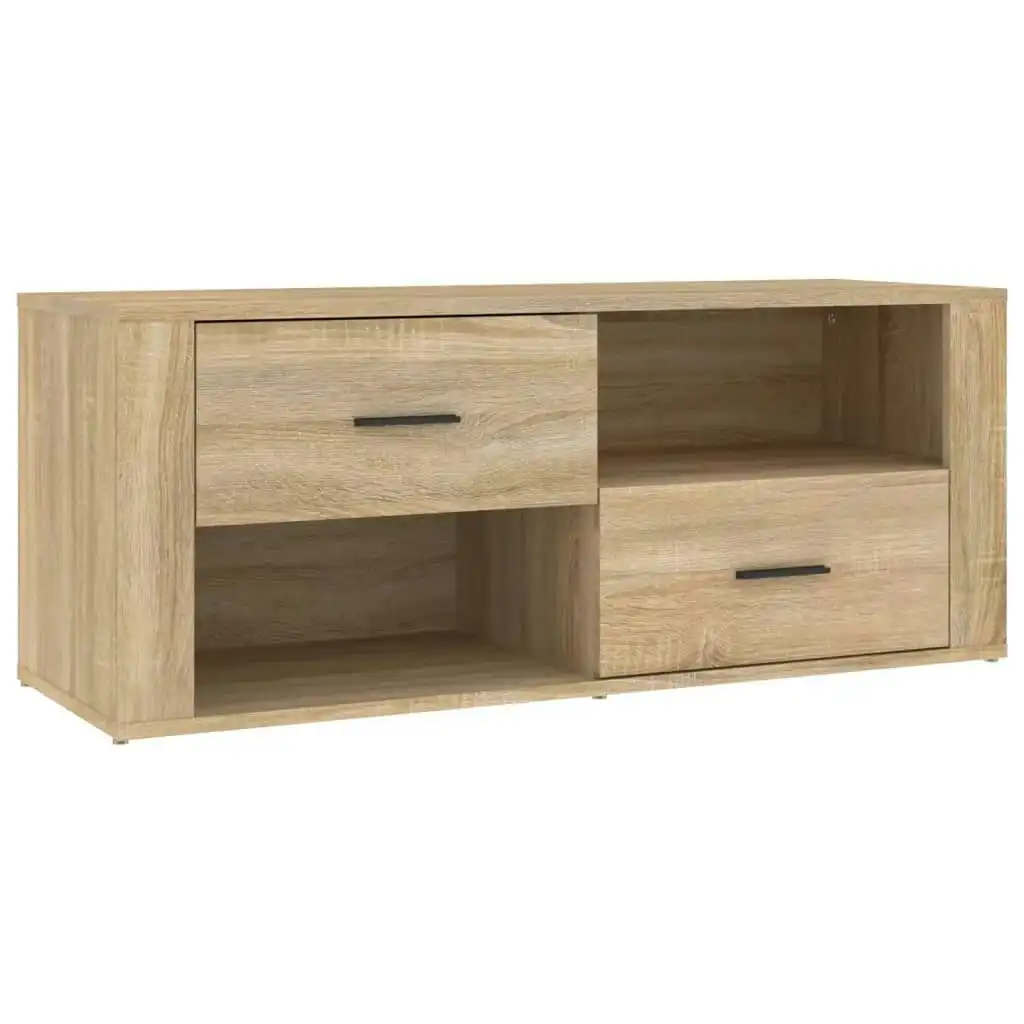 TV Cabinet Sonoma Oak 100x35x40 cm Engineered Wood 823102