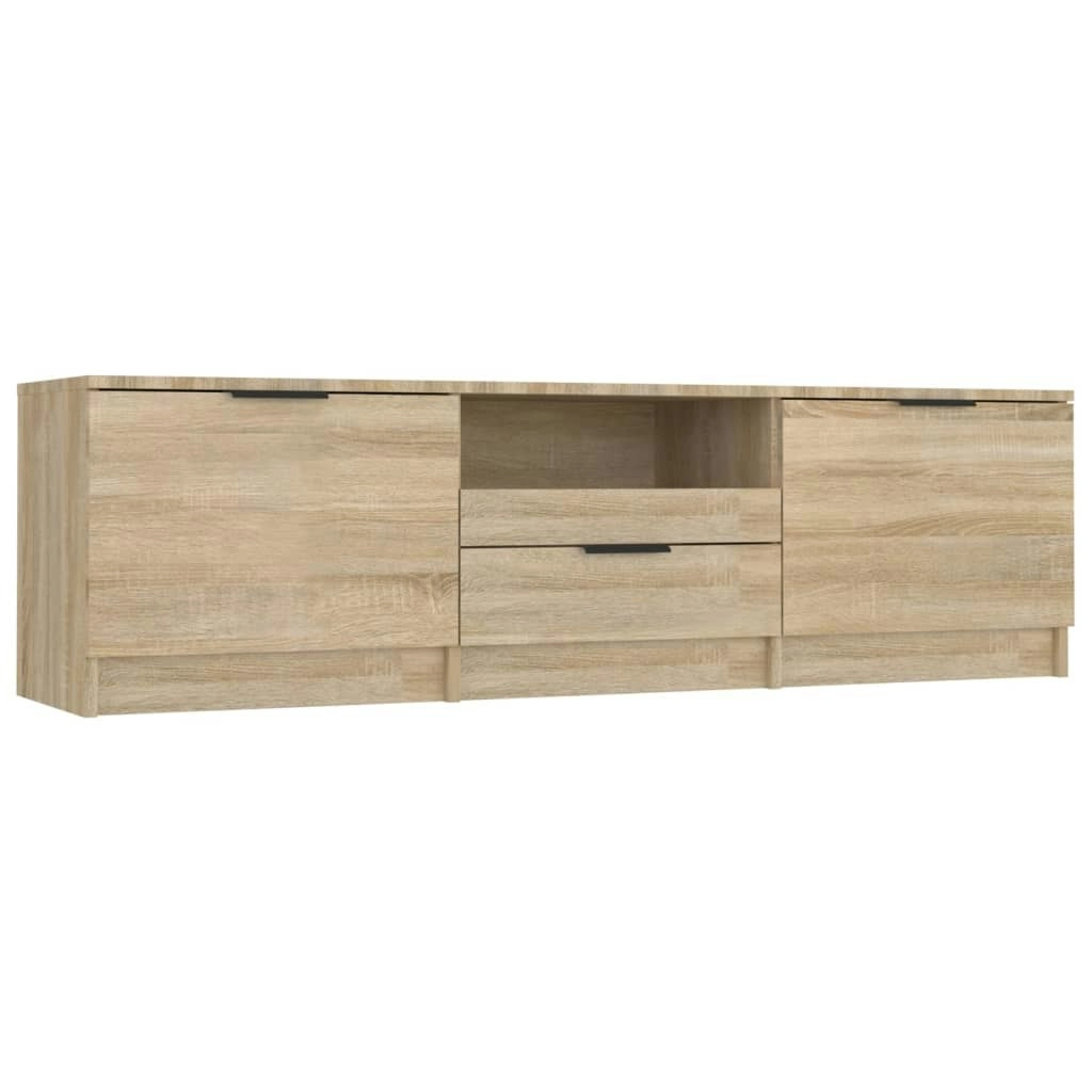 TV Cabinet Sonoma Oak 140x35x40 cm Engineered Wood 811451