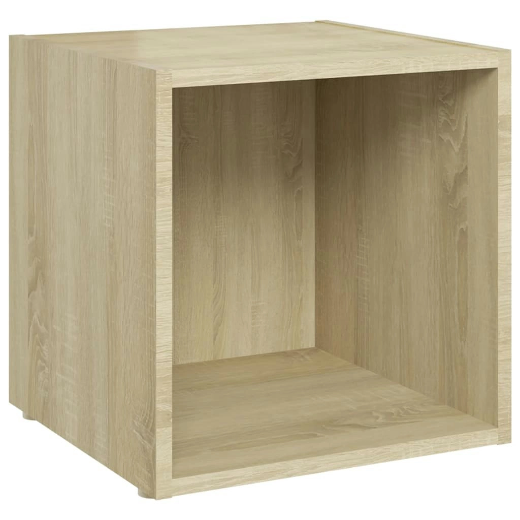 TV Cabinet Sonoma Oak 37x35x37 cm Engineered Wood 805507