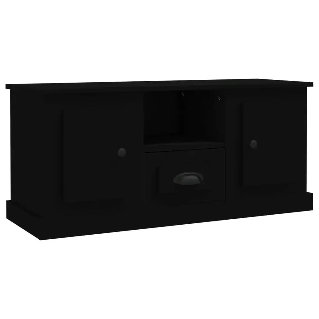 TV Cabinet Black 100x35.5x45 cm Engineered Wood 816457