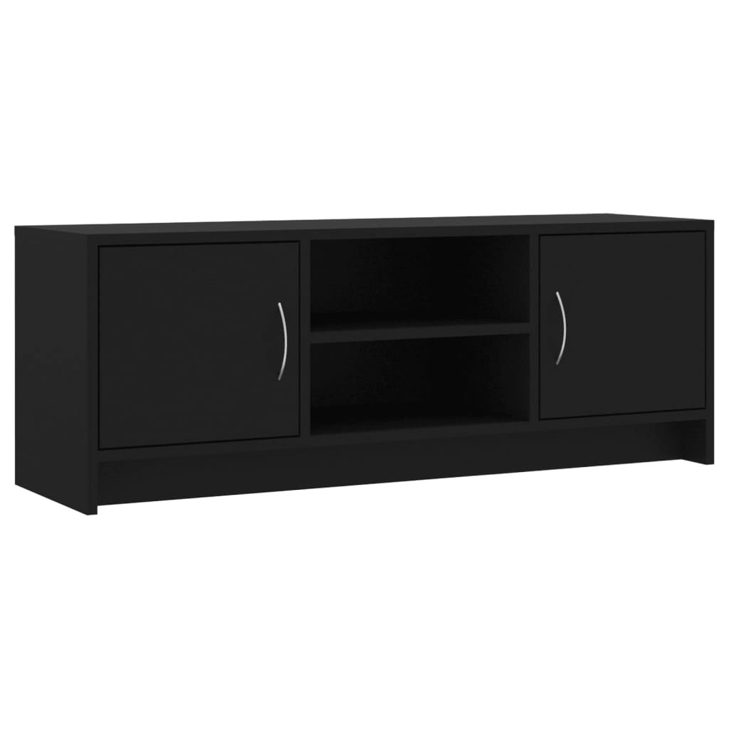 TV Cabinet Black 102x30x37.5 cm Engineered Wood 823254