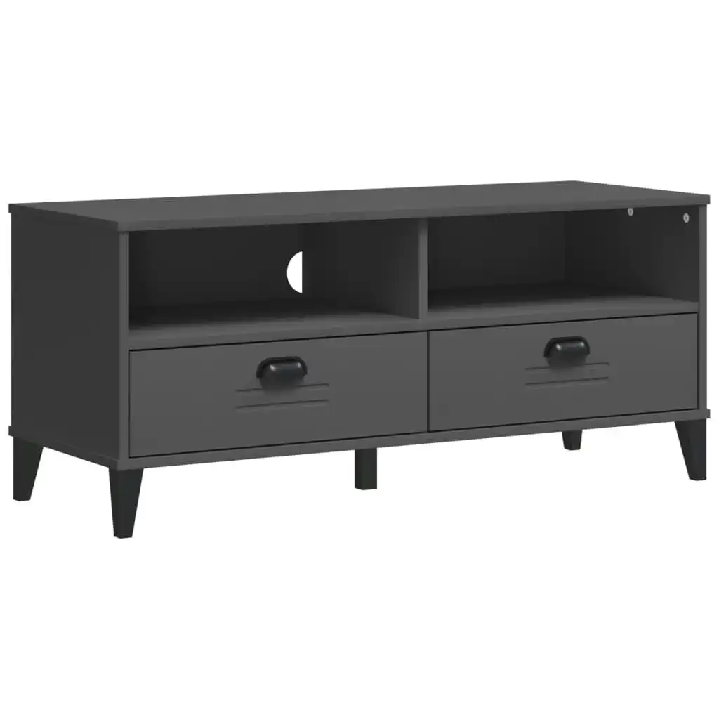 TV Cabinet VIKEN Anthracite Grey Engineered Wood 374931