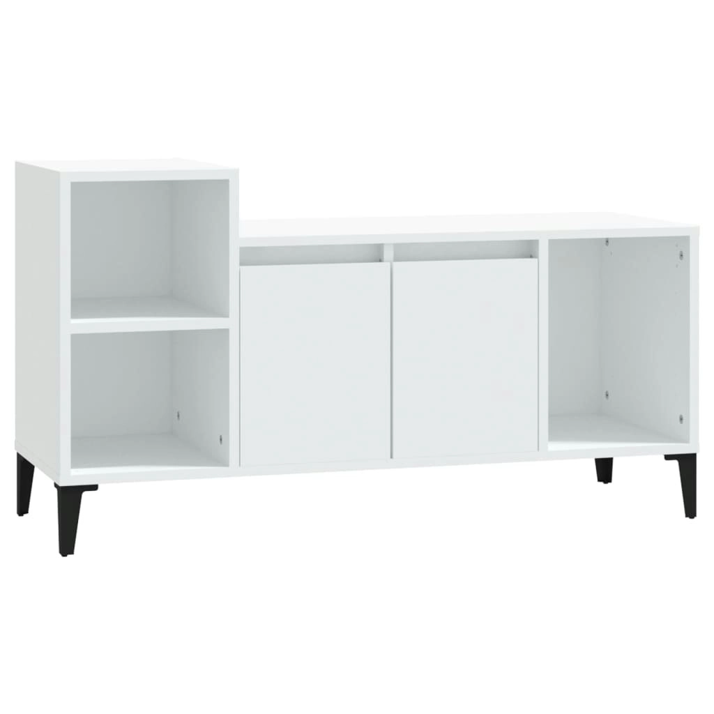 TV Cabinet White 100x35x55 cm Engineered Wood 821180