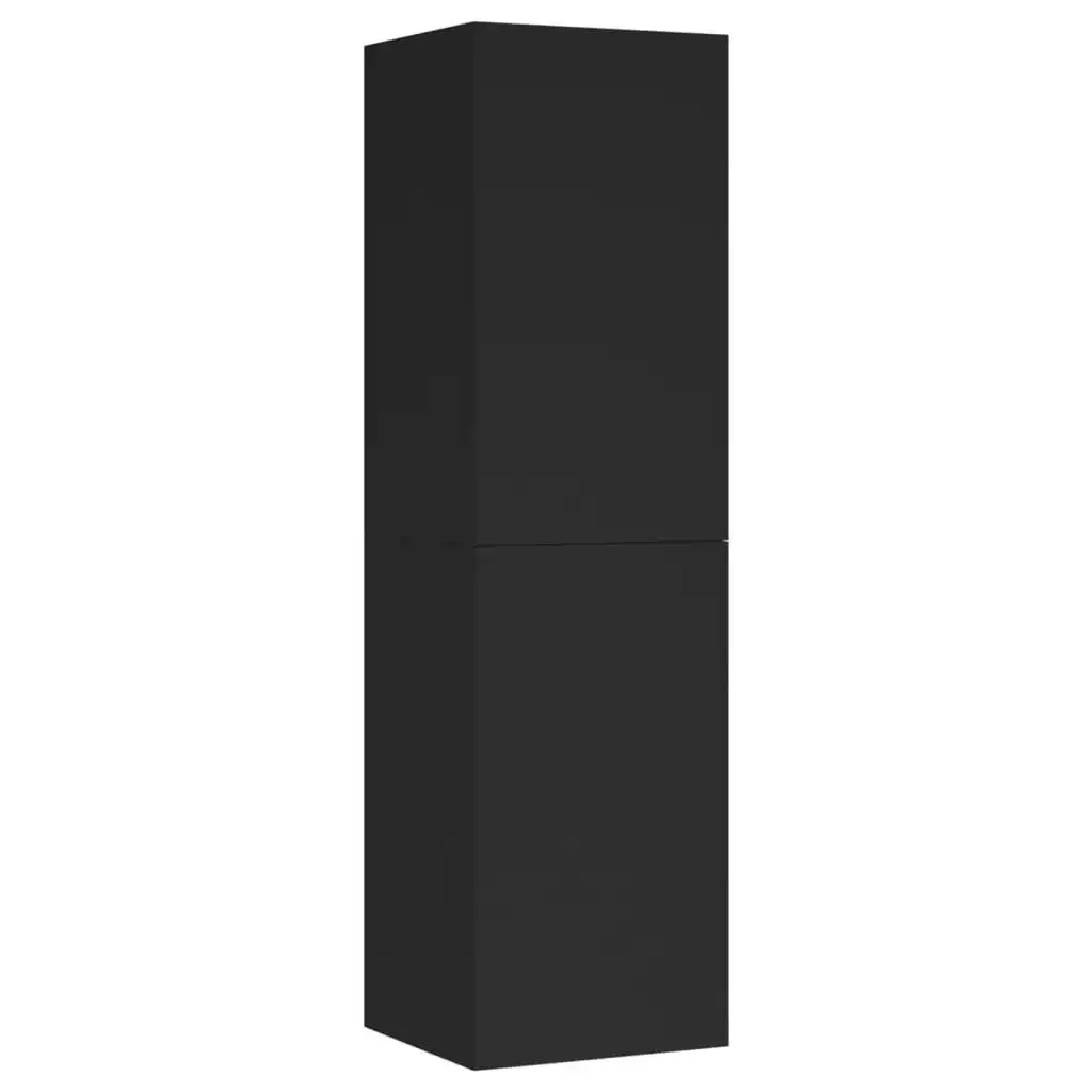 TV Cabinet Black 30.5x30x110 cm Engineered Wood 803364