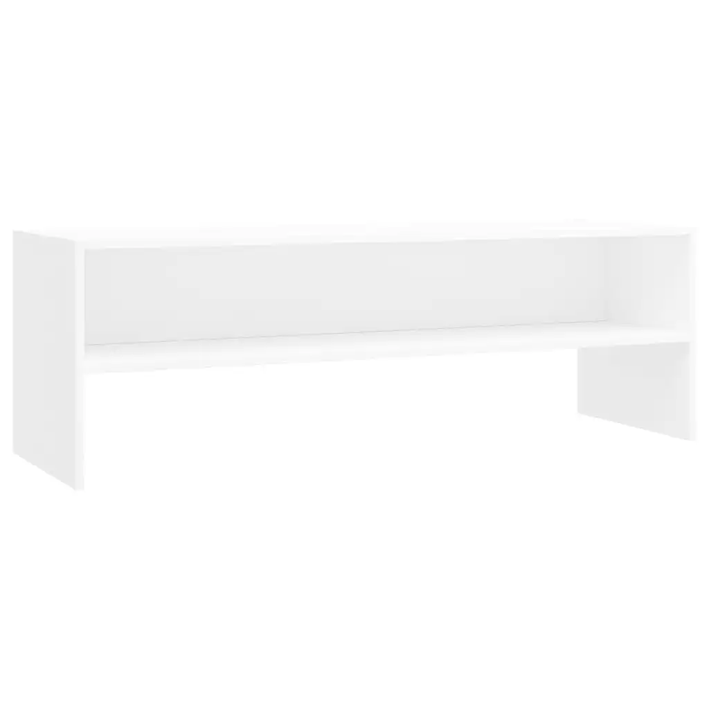 TV Cabinet White 120x40x40 cm Engineered Wood 800036