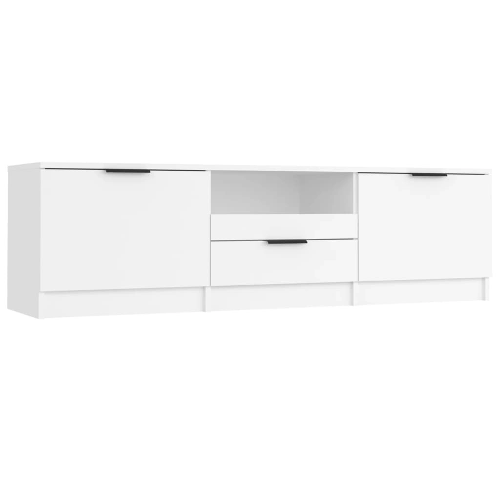 TV Cabinet White 140x35x40 cm Engineered Wood 811448