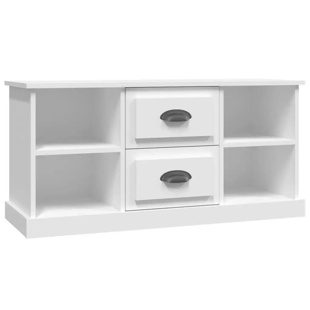 TV Cabinet White 99.5x35.5x48 cm Engineered Wood 816272