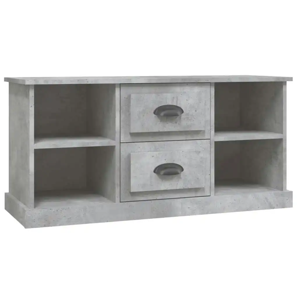 TV Cabinet Concrete Grey 99.5x35.5x48 cm Engineered Wood 816276