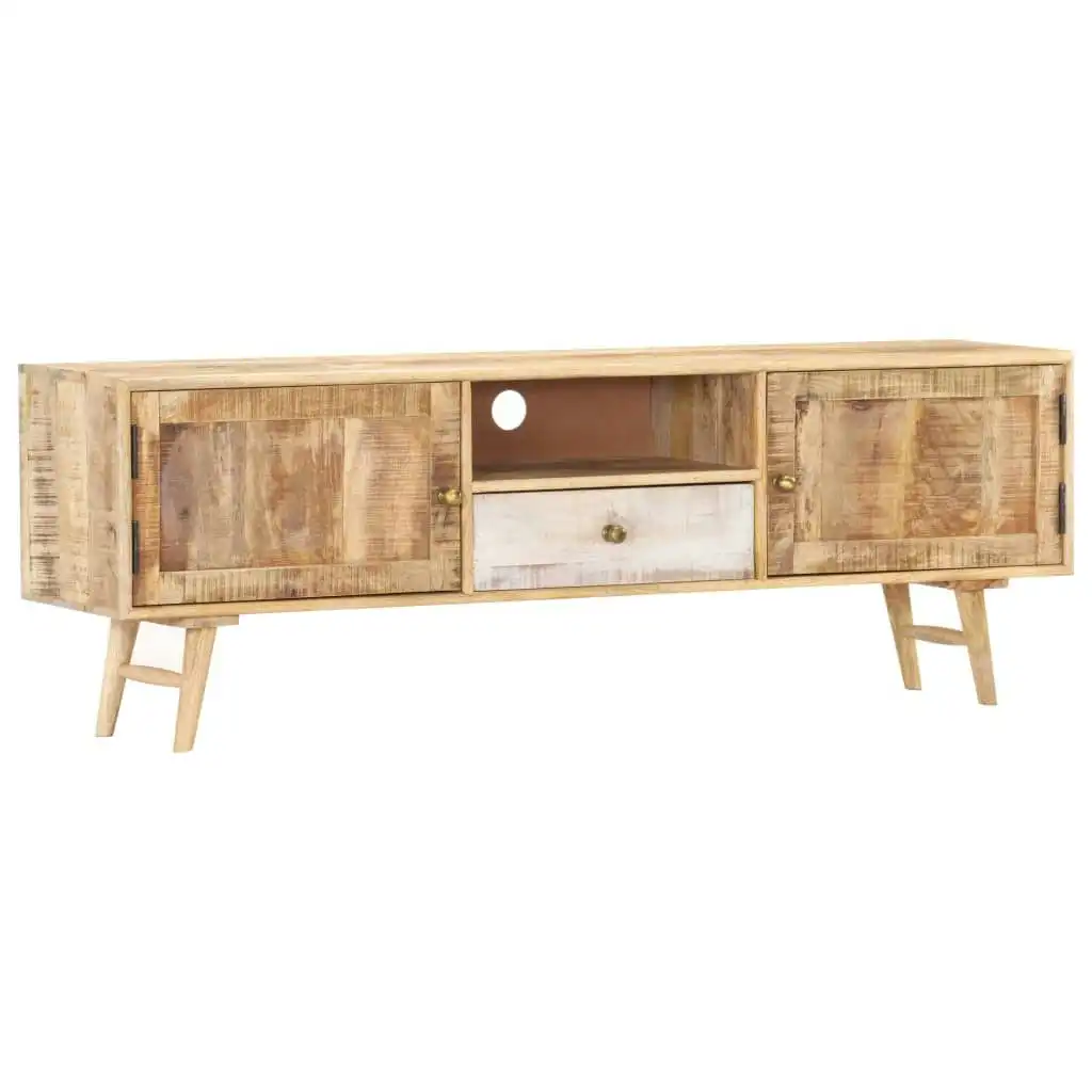 TV Cabinet 140x30x45 cm Solid Mango Wood 287367