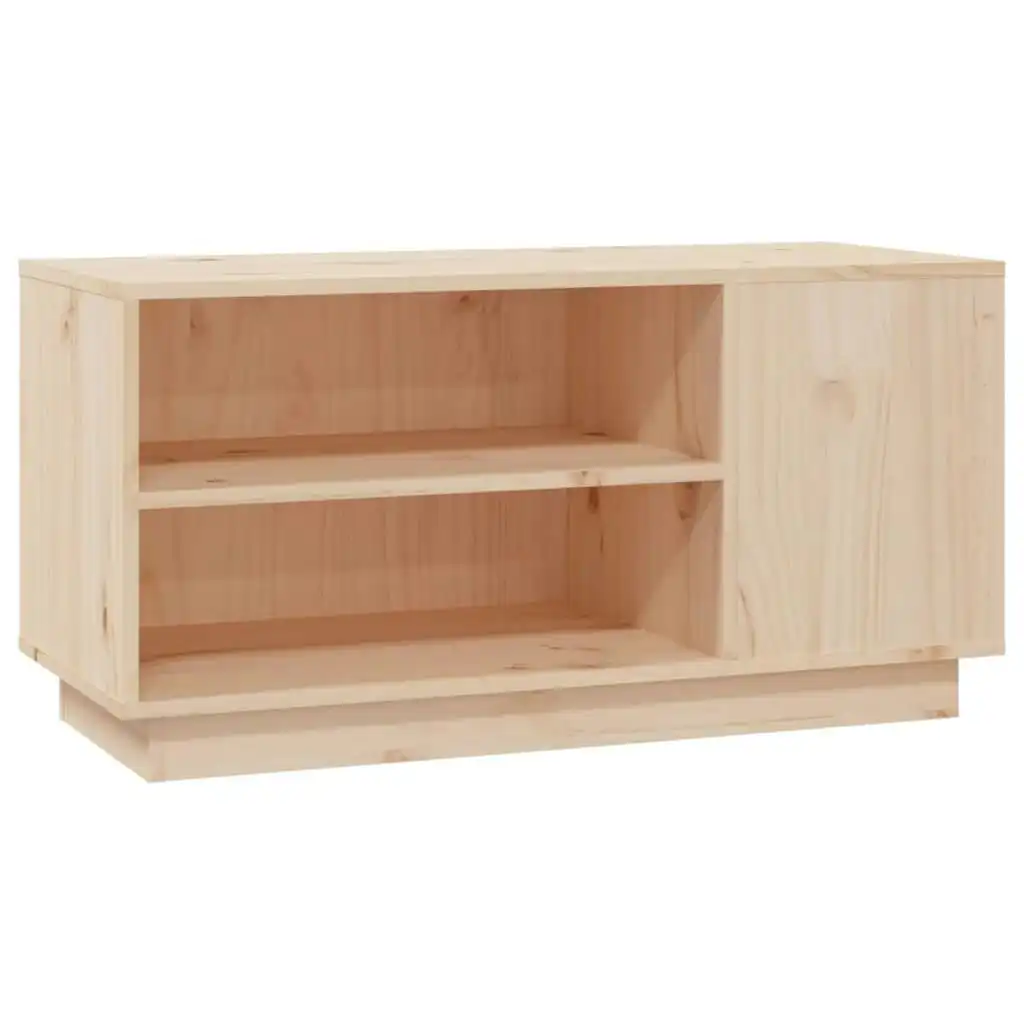 TV Cabinet 80x35x40.5 cm Solid Wood Pine 814404