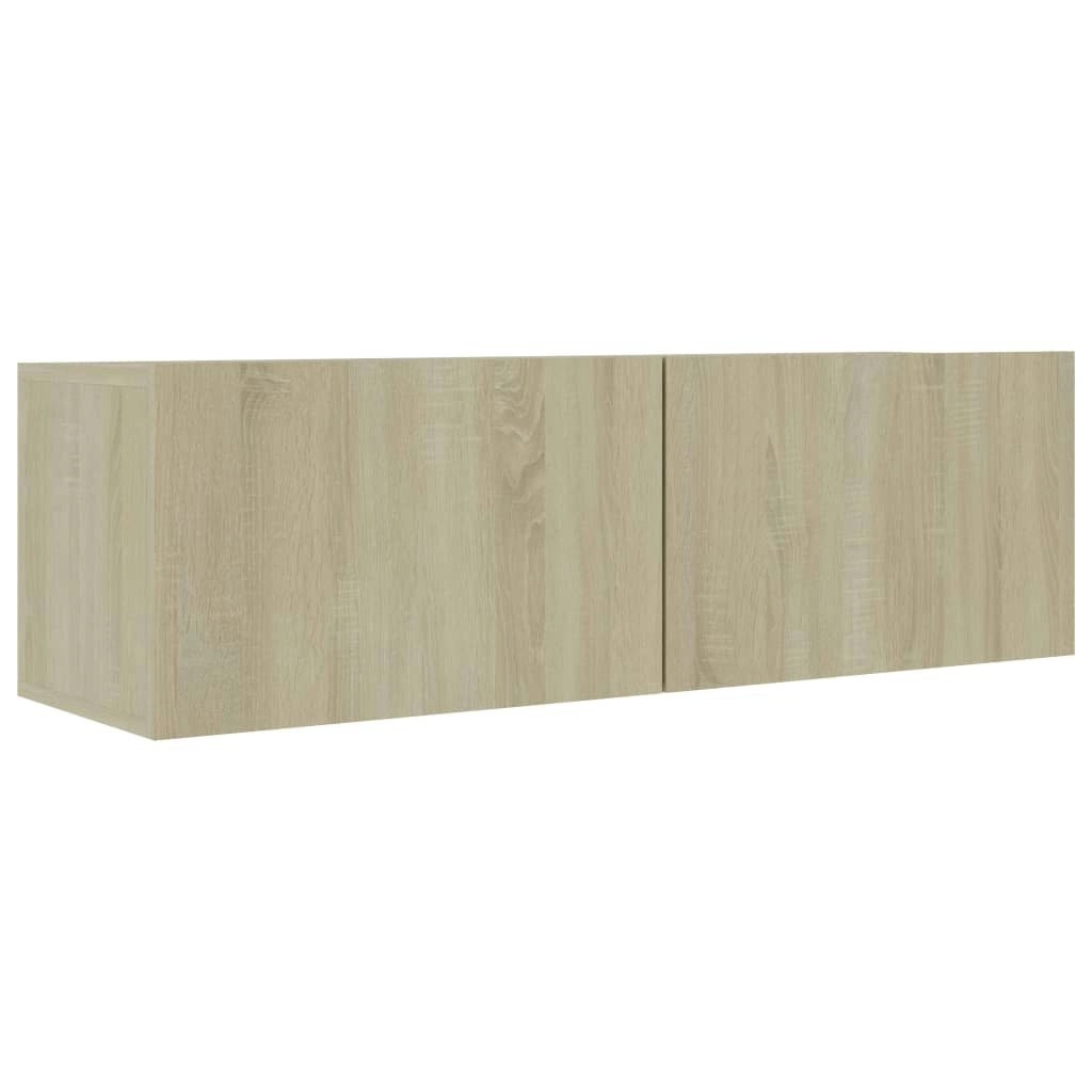 TV Cabinet Sonoma Oak 100x30x30 cm Engineered Wood 801484