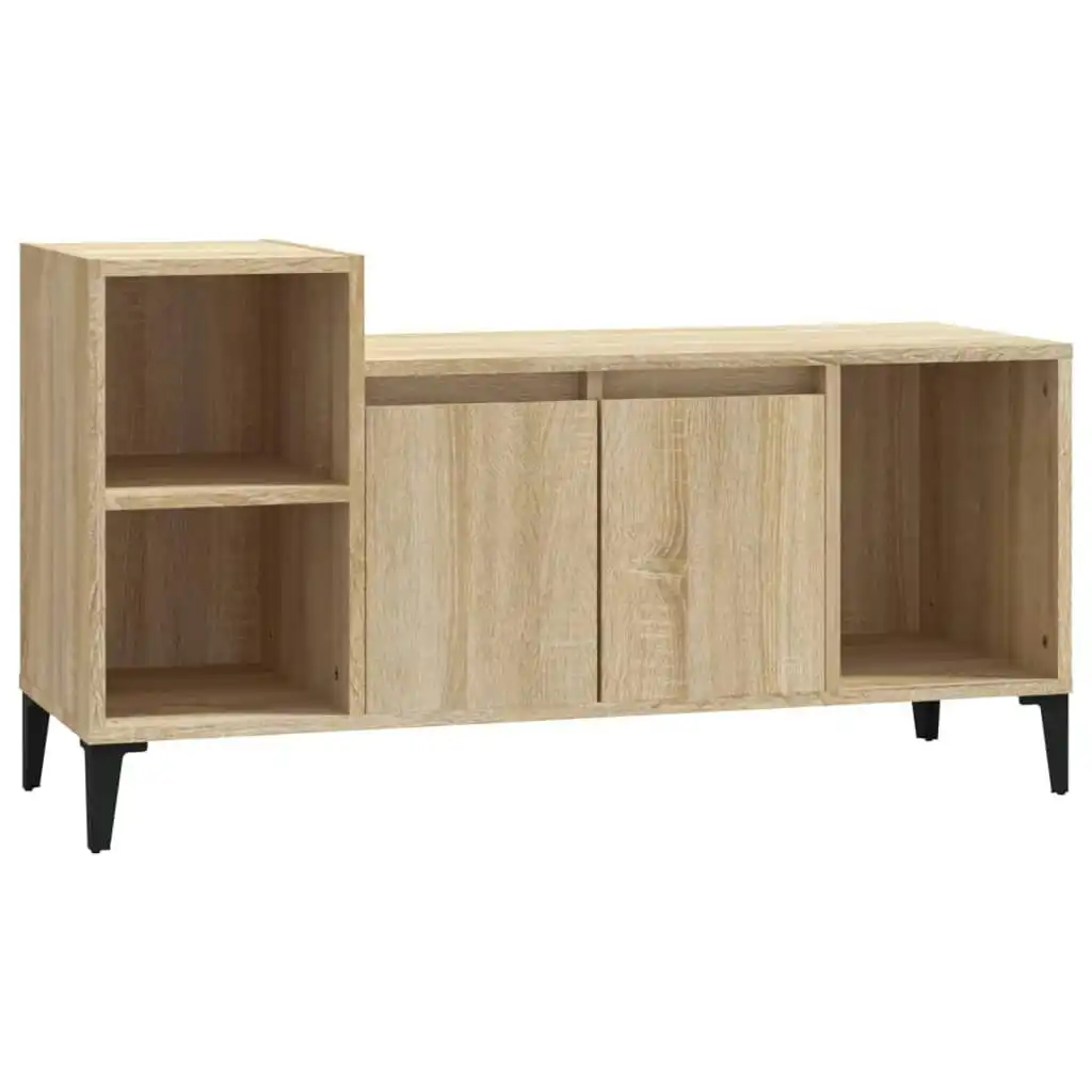 TV Cabinet Sonoma Oak 100x35x55 cm Engineered Wood 821183