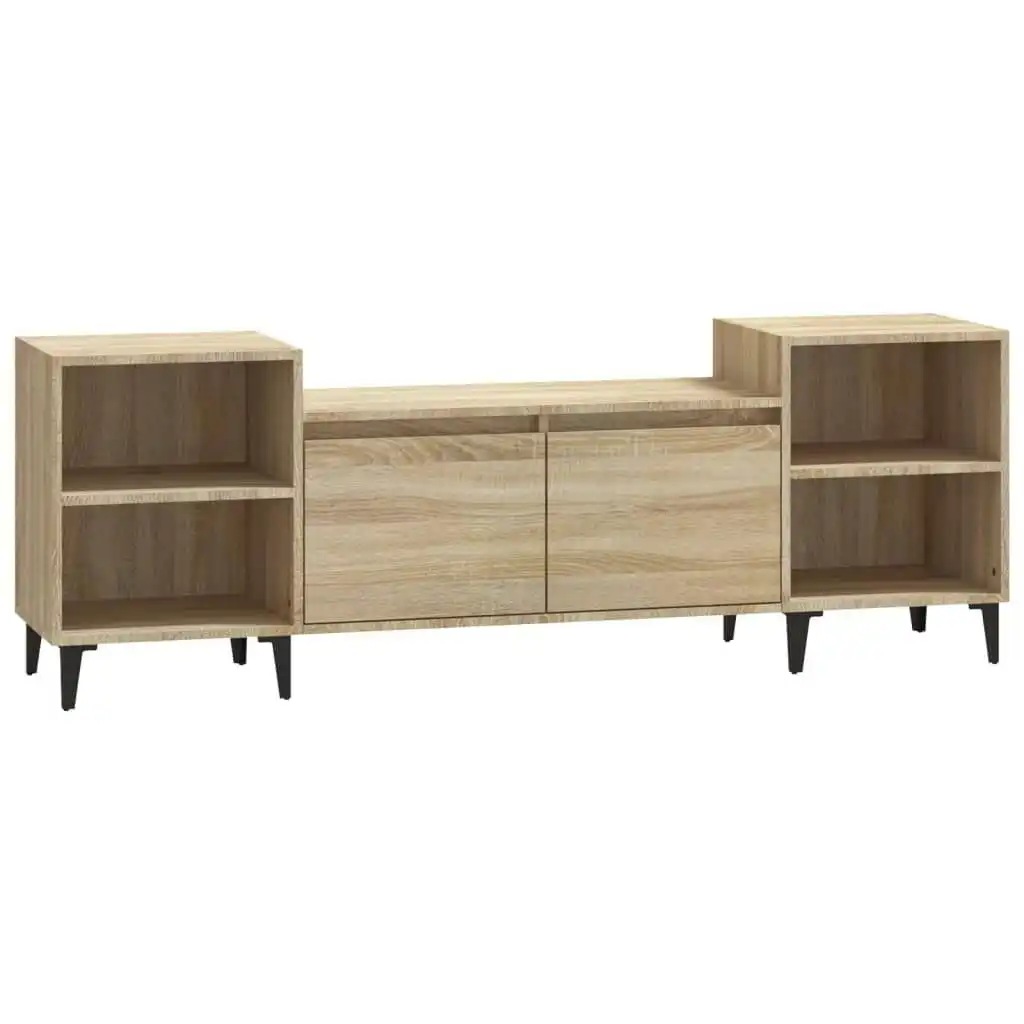 TV Cabinet Sonoma Oak 160x35x55 cm Engineered Wood 821199