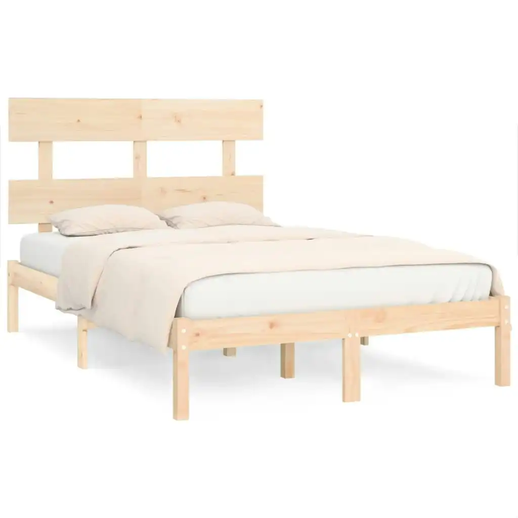 Bed Frame Solid Wood 153x203 cm Queen Size 3104678