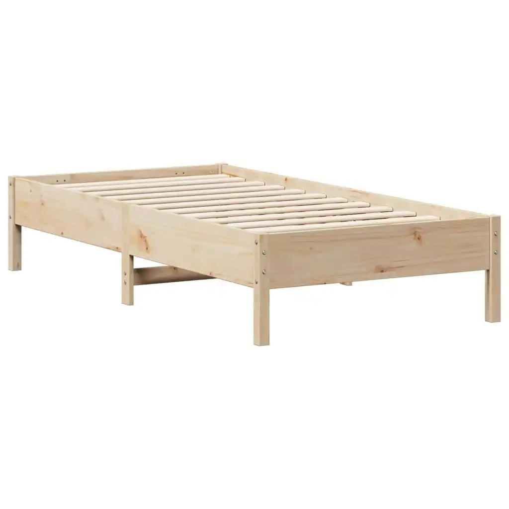 Bed Frame 90x190 cm Solid Wood Pine 842726