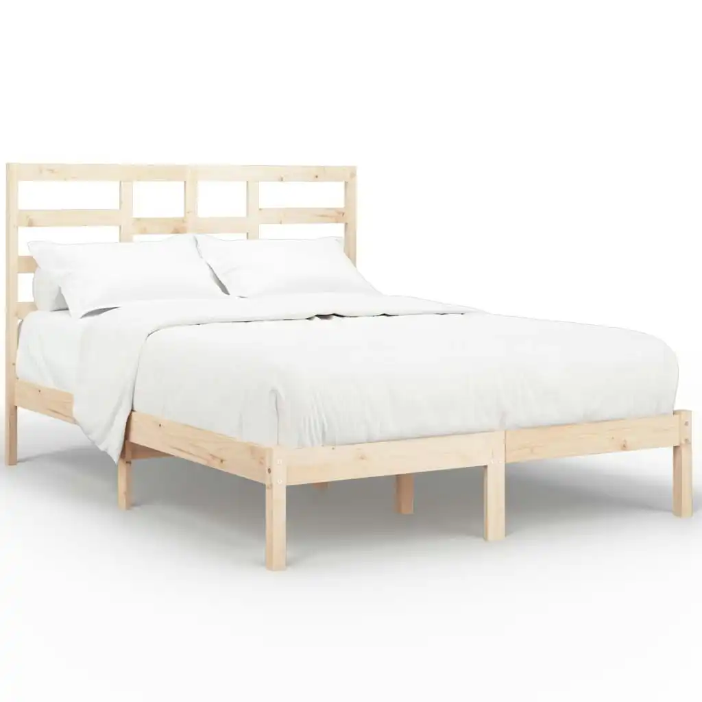 Bed Frame Solid Wood 153x203 cm Queen Size 3105800