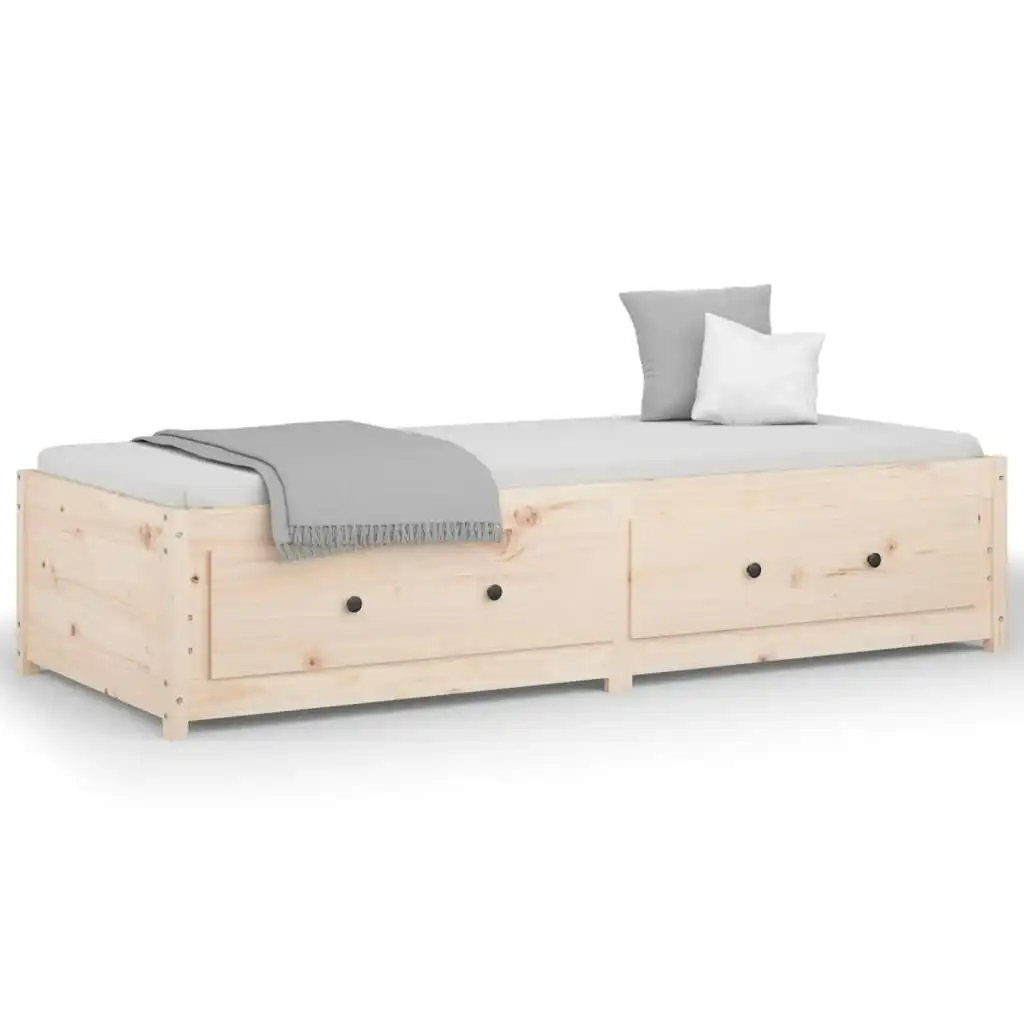 Day Bed 92x187 cm Single Size Solid Wood Pine 821594