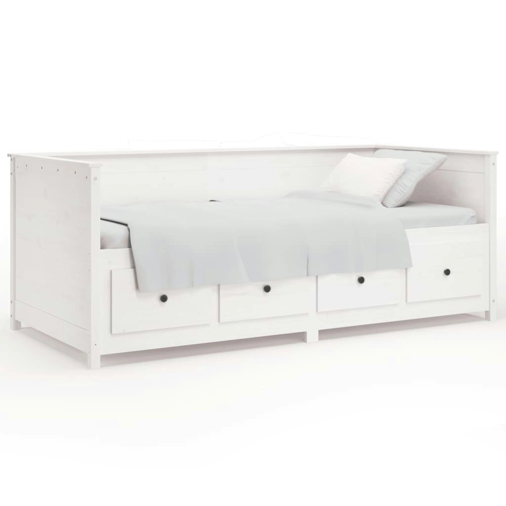 Day Bed without Mattress White 80x200 cm Solid Wood Pine 820907