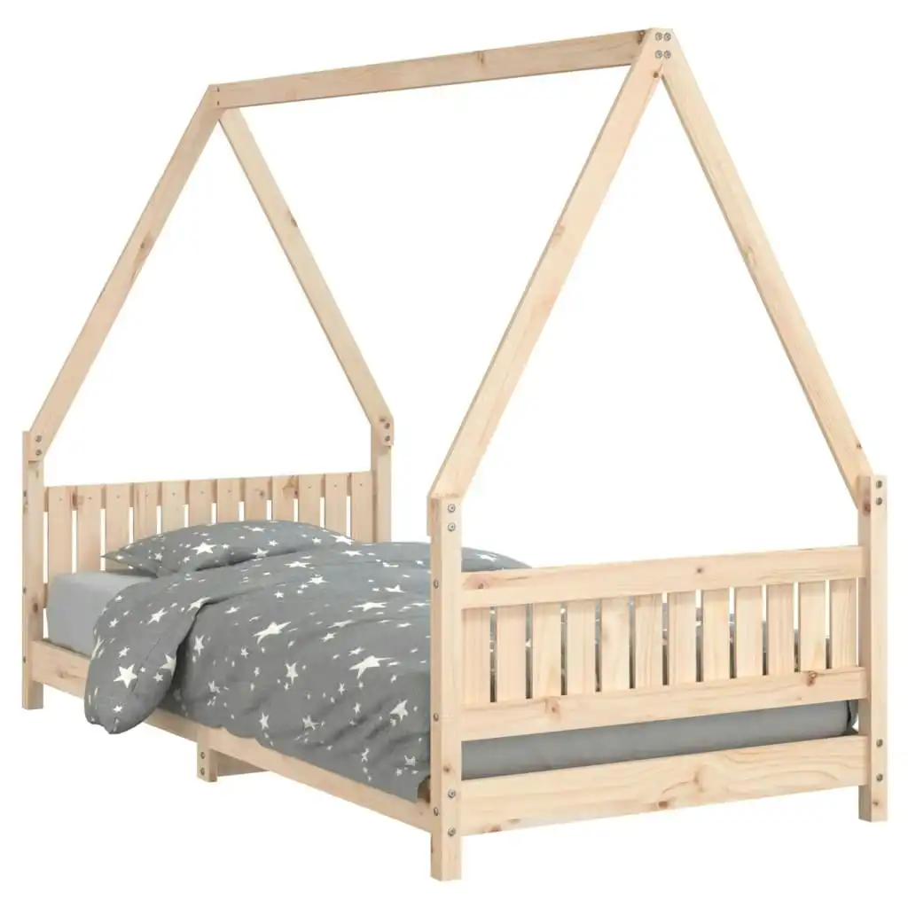 Kids Bed Frame 90x190 cm Solid Wood Pine 834507