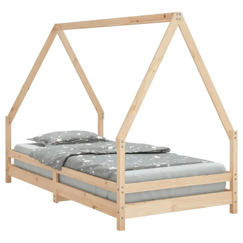 Kids Bed Frame 90x190 cm Solid Wood Pine 834492