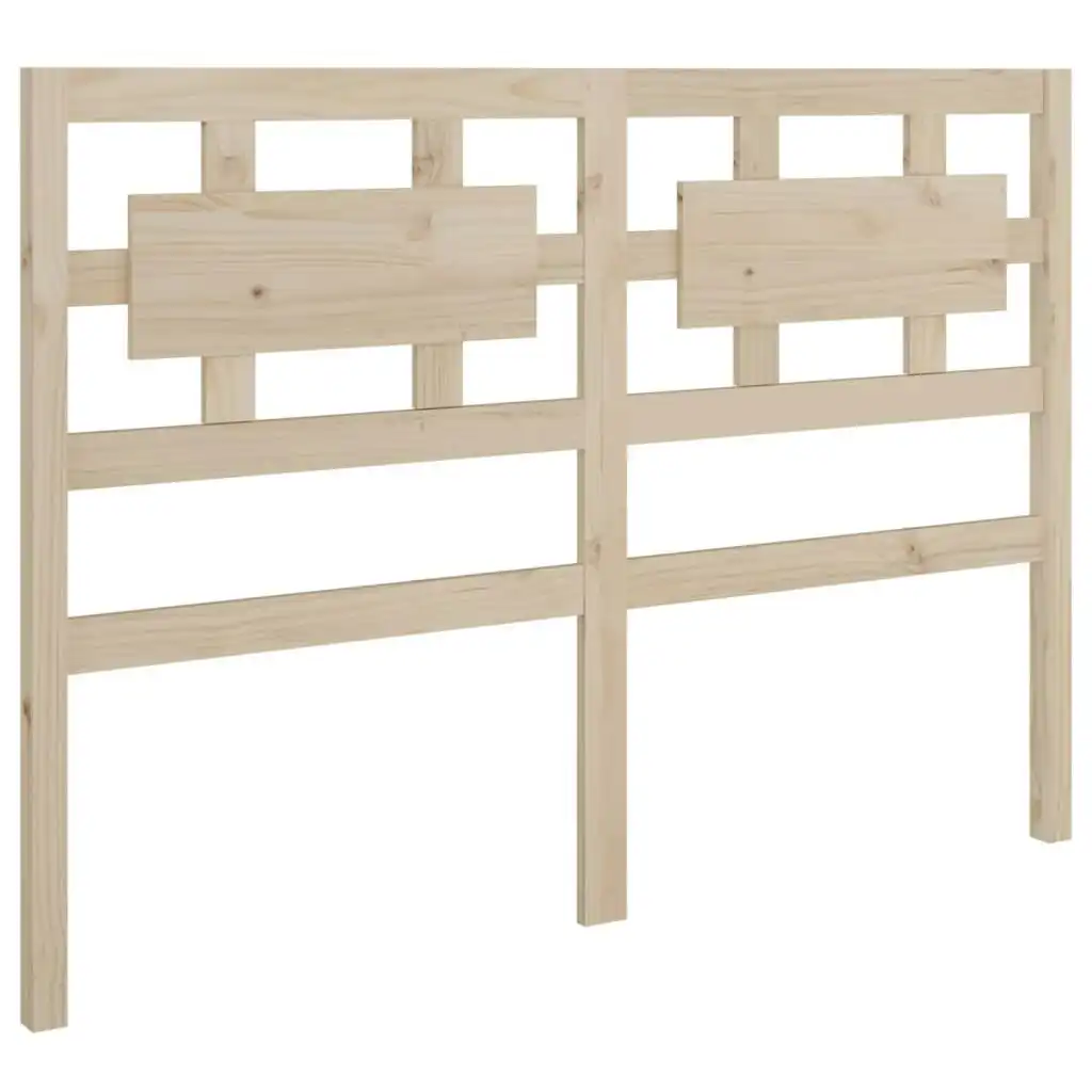 Bed Headboard 140.5x4x100 cm Solid Wood Pine 818035