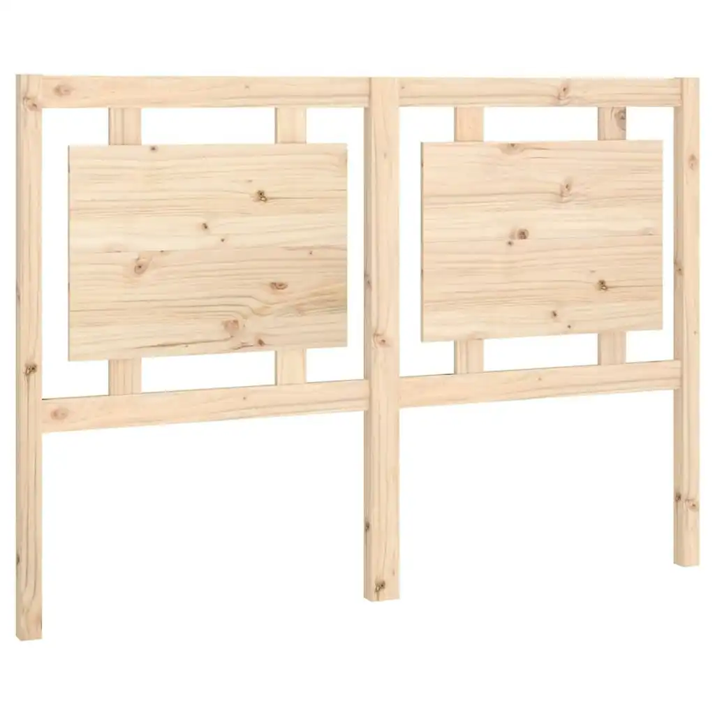 Bed Headboard 140.5x4x100 cm Solid Wood Pine 817935