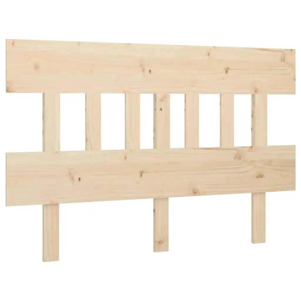 Bed Headboard 138.5x3x81 cm Solid Wood Pine 819115