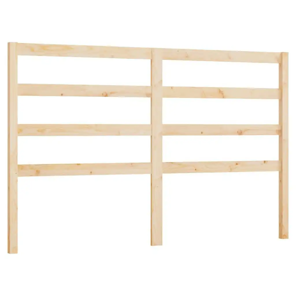 Bed Headboard 156x4x100 cm Solid Wood Pine 817645