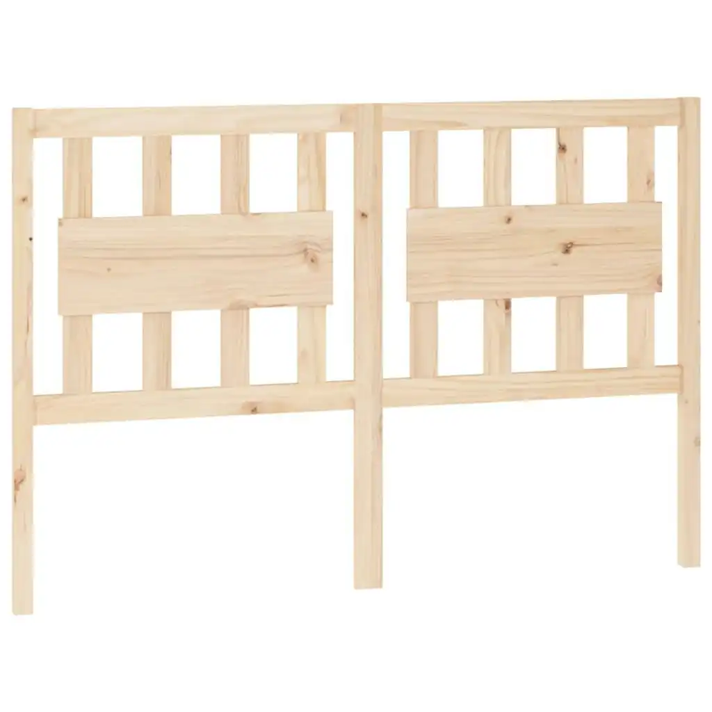 Bed Headboard 140.5x4x100 cm Solid Wood Pine 818565