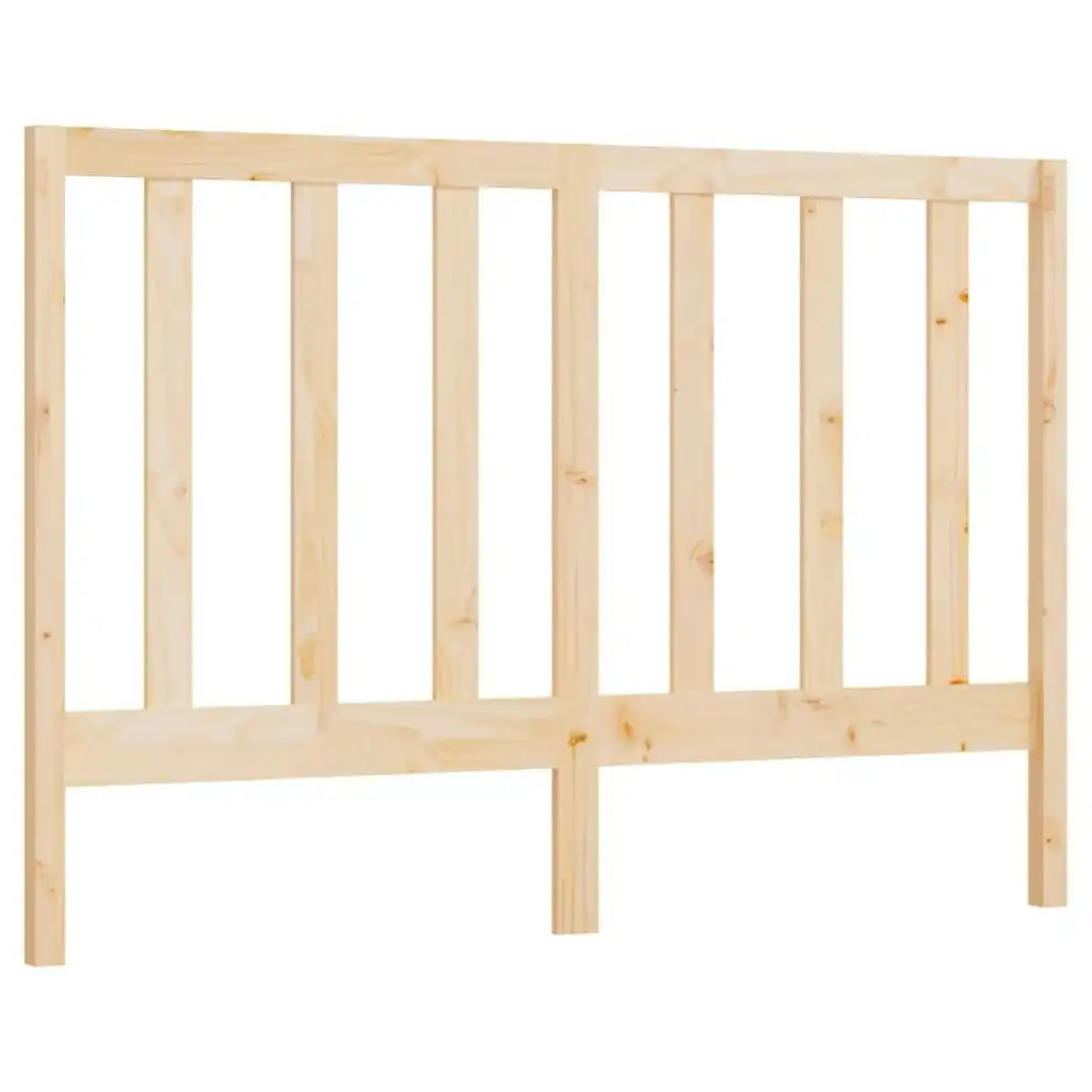 Bed Headboard 156x4x100 cm Solid Wood Pine 817695