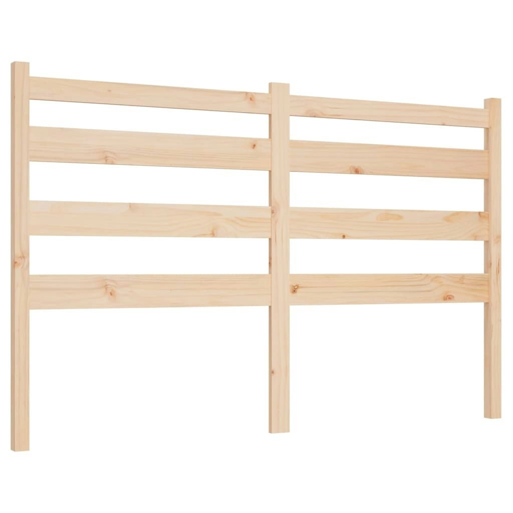 Bed Headboard 156 cm Solid Wood Pine 818425