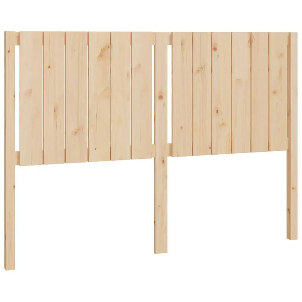 Bed Headboard 140.5x4x100 cm Solid Wood Pine 818865